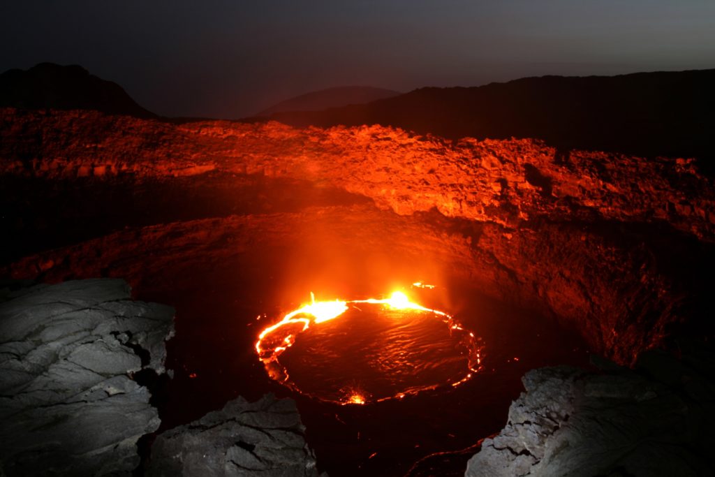 Jezero lave, Etiopija